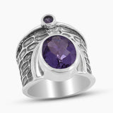 925 Sterling Silver Smoky Quartz Rings