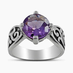 925 Sterling Silver Citrine Rings