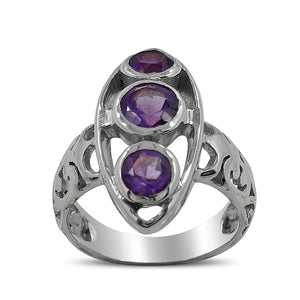 925 Sterling Silver Blue Topaz Rings