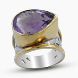 Citrine Silver Rings