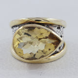 Citrine Silver Ring