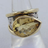 Citrine Silver Ring