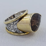 Citrine Silver Ring