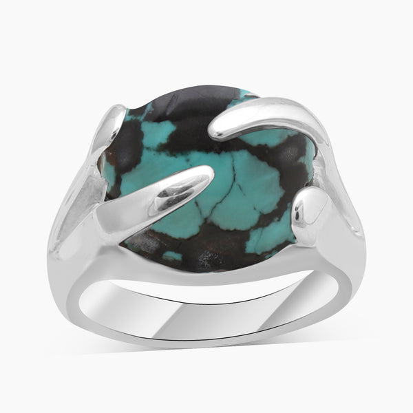 925 Silver Tibetan Turquoise Rings