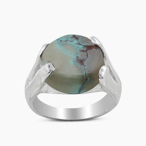 Tibetan Turquoise Silver Rings