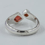 925 Sterling Silver Garnet Ring for Sale