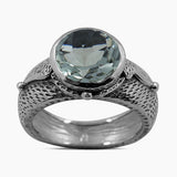 Garnet Designer Sterling Silver Rings