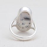 Natural Labradorite Silver Rings