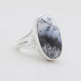 Natural Labradorite Silver Rings