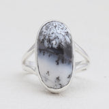 Natural Labradorite Silver Rings