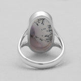 Natural Labradorite Silver Rings