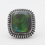 925 Sterling Silver Ammolite Rings