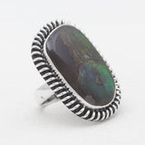 925 Sterling Silver Ammolite Rings