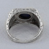 Lapis Lazuli Silver Ring