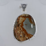 Picture Jasper Sterling Silver Pendant