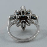 Blue Topaz 925 Sterling silver Ring