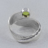 Peridot  Silver Ring