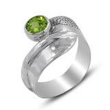 Peridot  Silver Ring