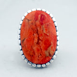 Dendritic Opal Silver Rings