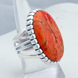 Dendritic Opal Silver Ring