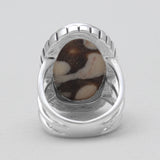 Dendritic Opal Silver Rings
