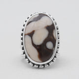 Dendritic Opal Silver Rings