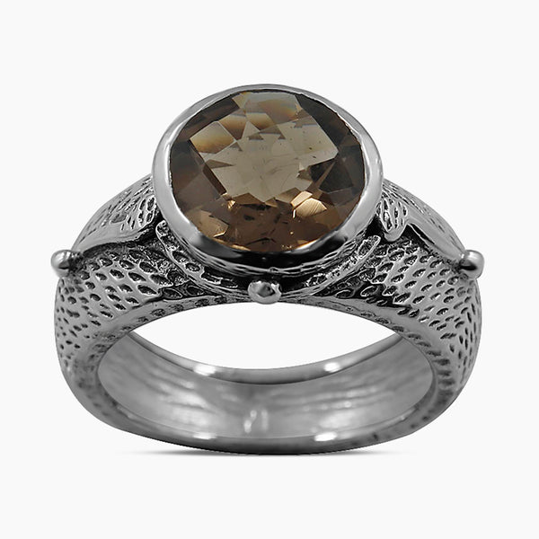 Garnet Designer Sterling Silver Rings