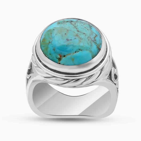 Boulder Turquoise Sterling Silver Rings