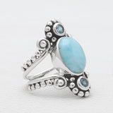 Genuine Tanzanite Silver Rings