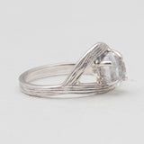 925 Sterling Silver Herkimer Quartz Rings
