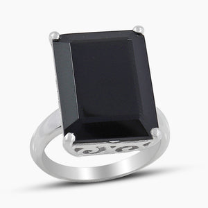 925 Sterling Silver Black Onyx Rings