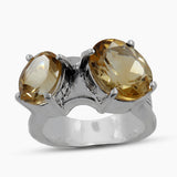 925 Sterling Silver Rainbow Moonstone Rings