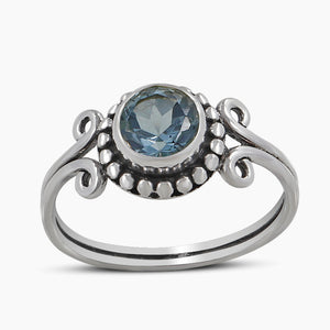 Peridot Silver Rings