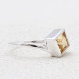 Natural Garnet Silver Rings