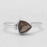 Garnet Silver Rings