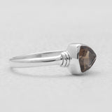 Garnet Silver Rings