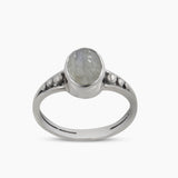 Natural Amethyst Silver Rings