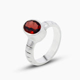Black Onyx Silver Rings