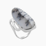 Peanut Wood Jasper Silver Rings