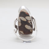 Peanut Wood Jasper Silver Rings