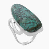 Peanut Wood Jasper Silver Rings