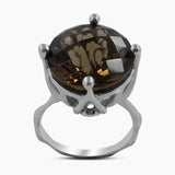 925 sterling Silver Smoky Quartz Rings