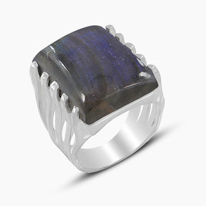 Labradorite Silver Rings