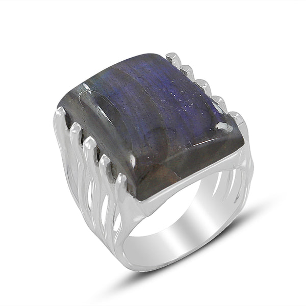 Labradorite Sterling Silver Ring Jewelry