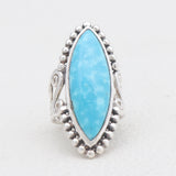Natural Lapis Lazuli Silver Rings