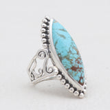 Natural Lapis Lazuli Silver Rings