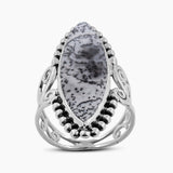 Natural Lapis Lazuli Silver Rings