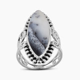 Natural Lapis Lazuli Silver Rings