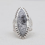 Natural Lapis Lazuli Silver Rings