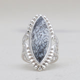 Natural Lapis Lazuli Silver Rings